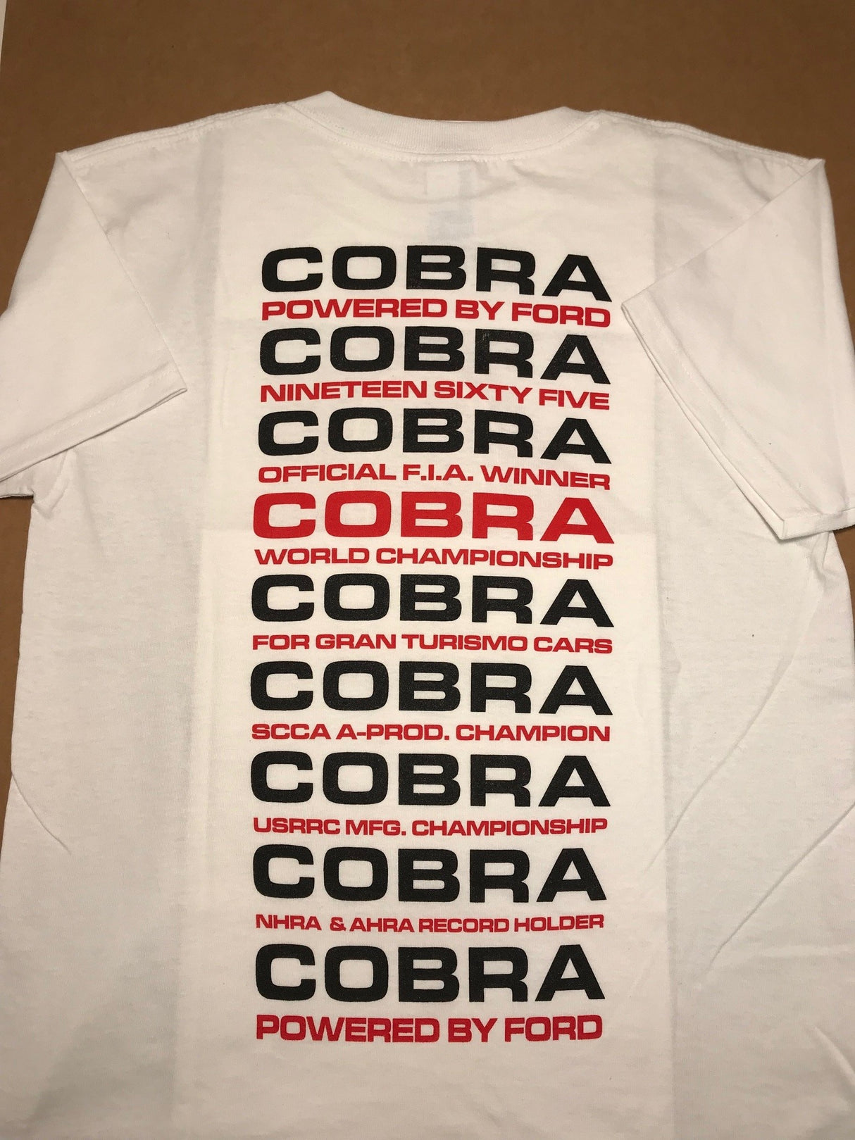 1965 World Champion Shelby American Youth T-Shirt White