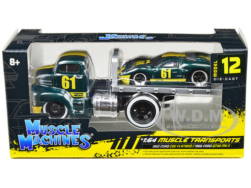 1950 Ford Cobra Powered by Ford and 1966 GT40 MK II by Muscle Transports 1:64