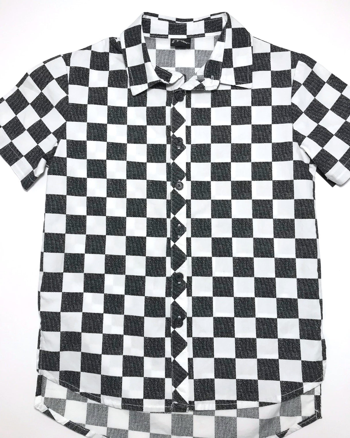 Youth Checkered Short Sleeve Shirt