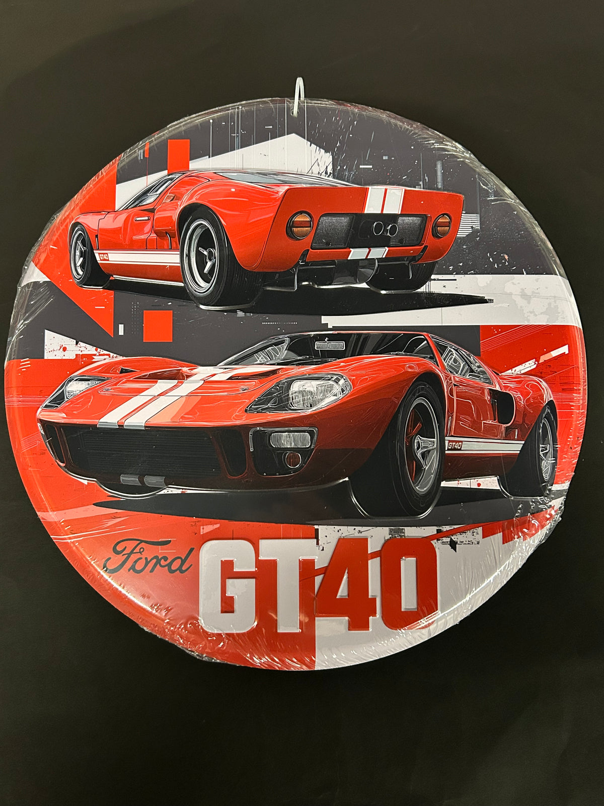 Ford GT40 Round Sign