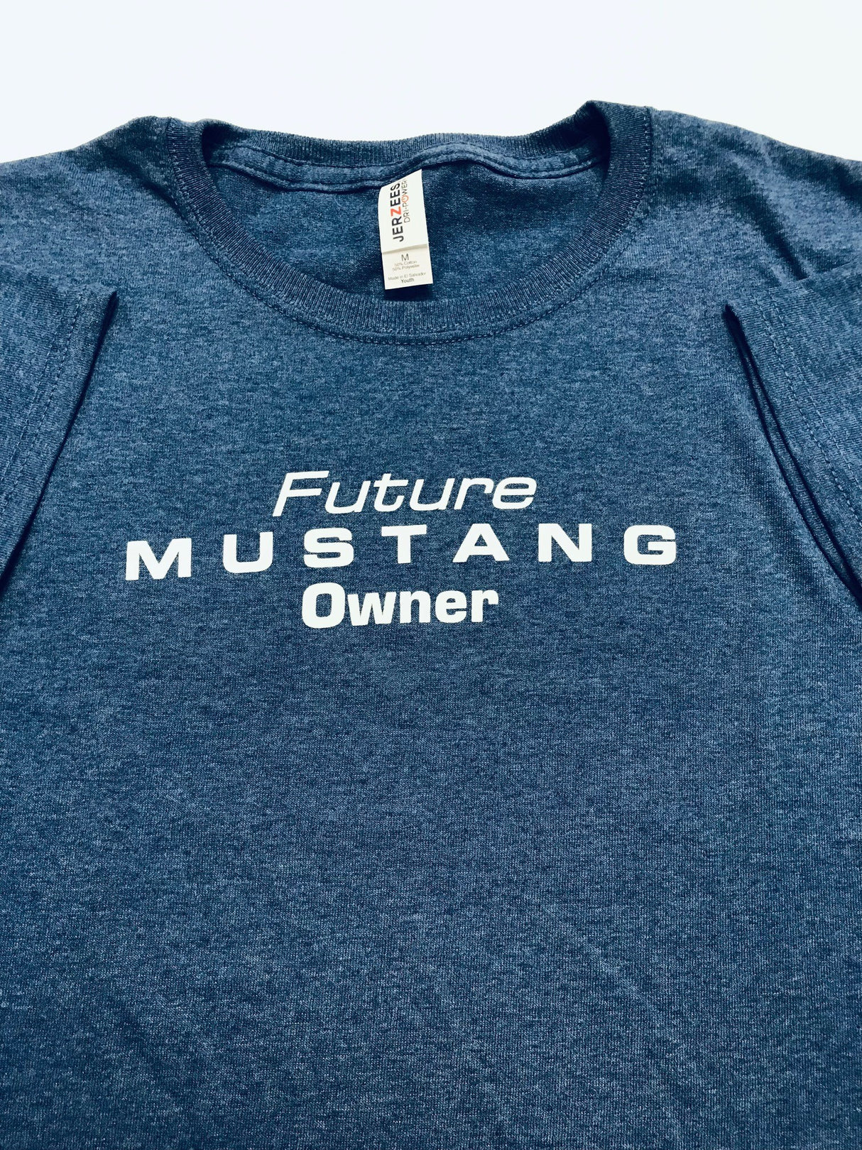 Future Mustang Owner Youth T-Shirt Blue