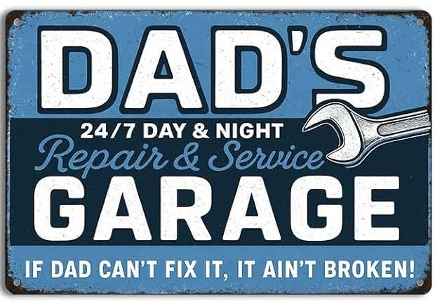 Dad's Garage Sign
