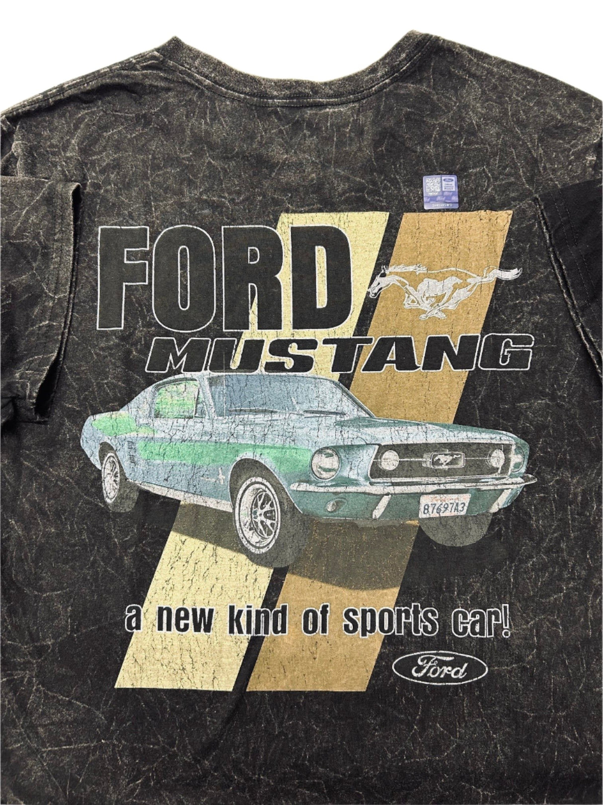 "A New Kind of Sport Car" Ford Mustang Distressed T-Shirt