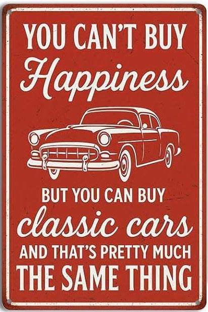 You Can't Buy Happiness Sign