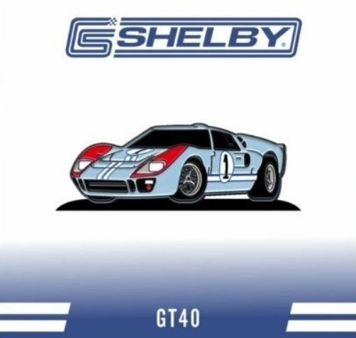 GT40 Gulf Colors Hat Pin