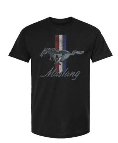 Mustang Running Pony Logo T-Shirt