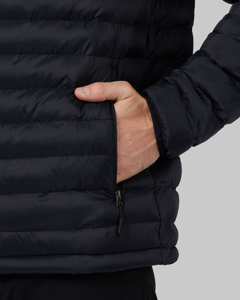 Men's Lightweight Packable Hooded Jacket - Black