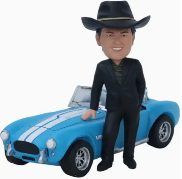 Carroll Shelby and Cobra Bobblehead