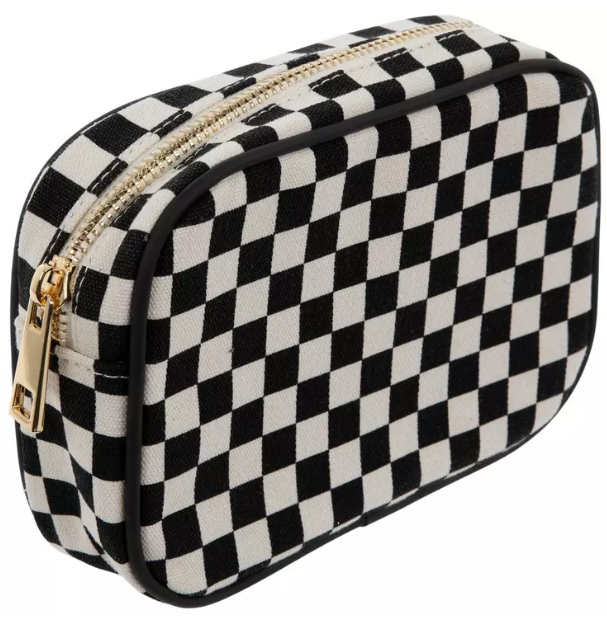 Black and White Makeup Pouch