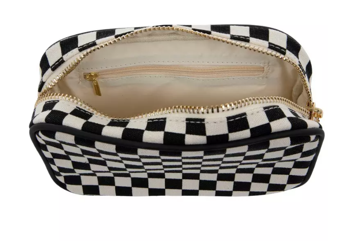 Black and White Makeup Pouch