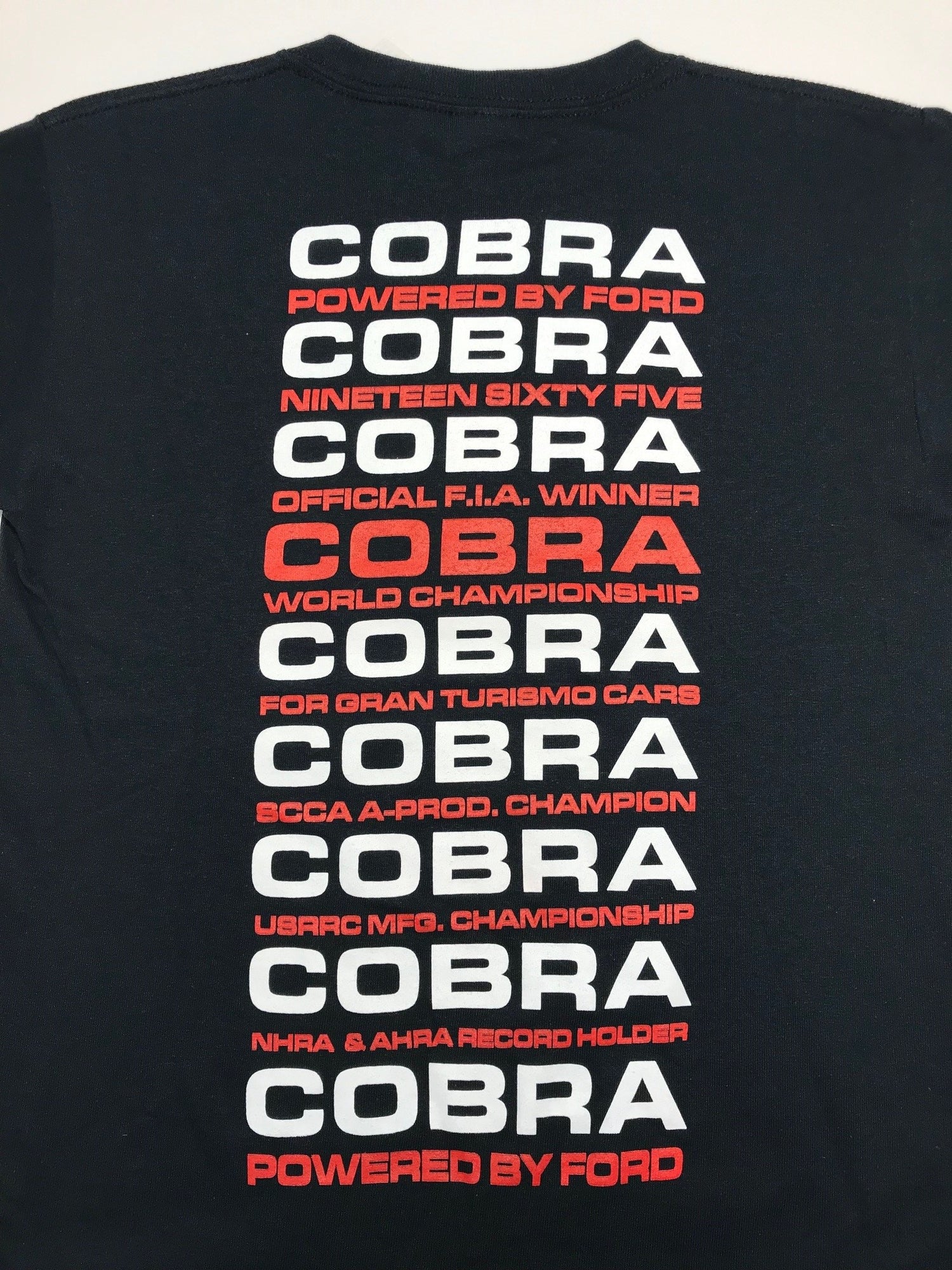 1965 World Champion Shelby American Youth T-Shirt Black