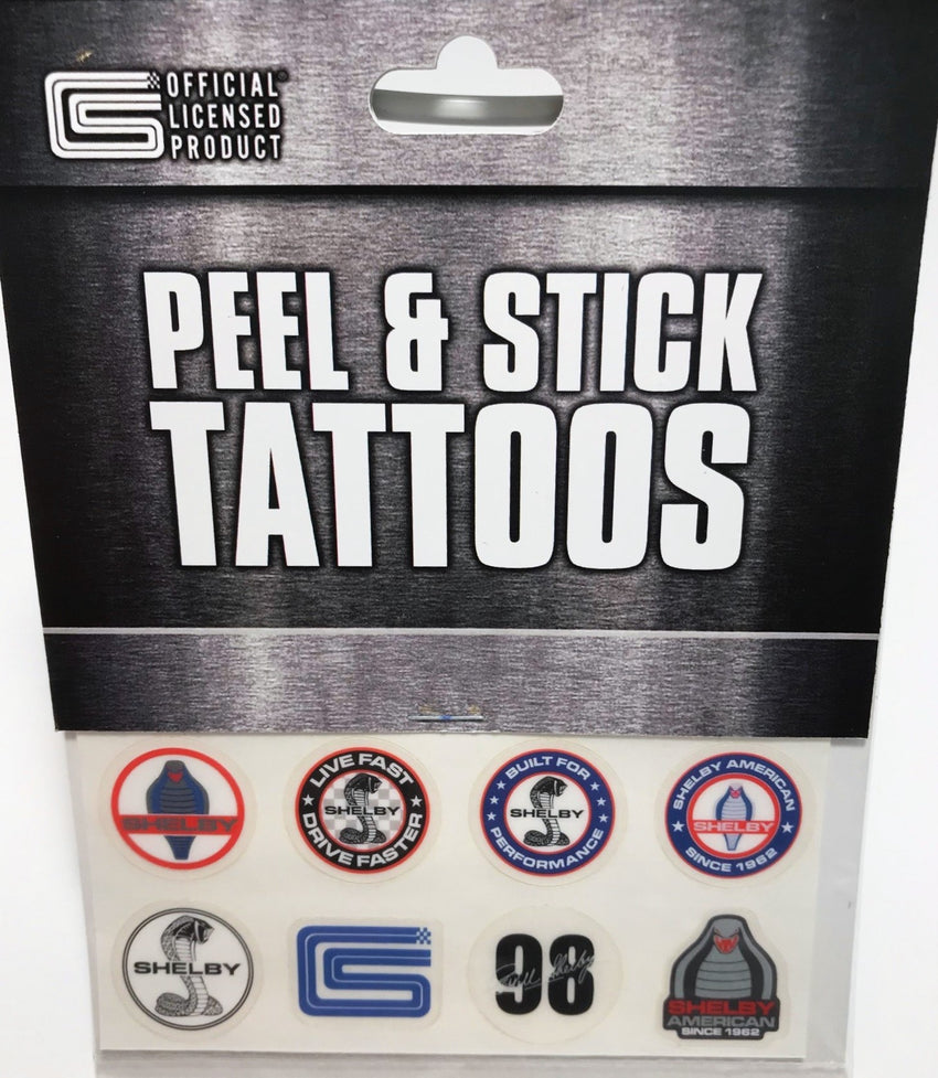 Shelby Cobra Designs Peel & Stick Tattoos