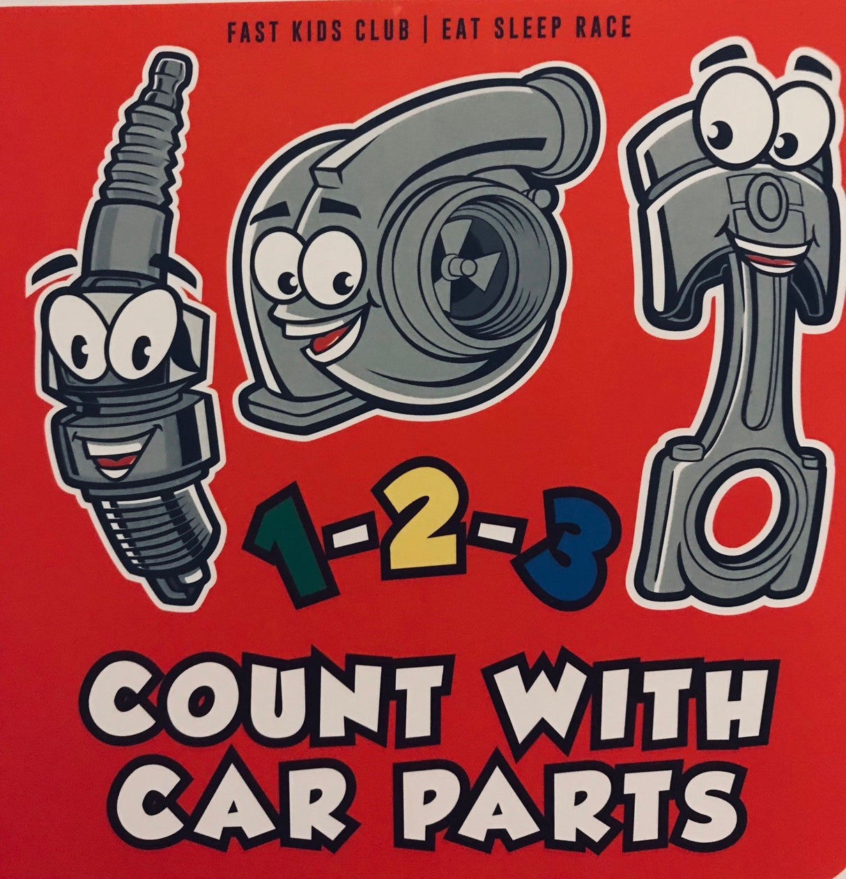 1-2-3-Count with Car Parts Board Book