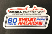 Shelby America 60th Year Anniversary Sticker