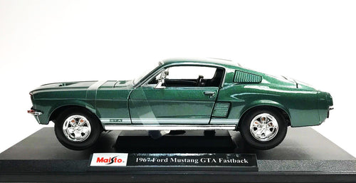 1967 Green Mustang GTA Fastback 1:18 Diecast