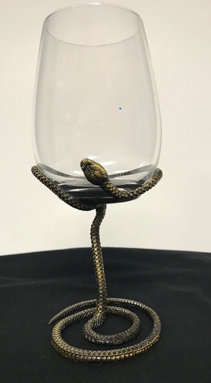 Snake Stemmed Wine Glass