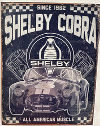 Shelby Cobra American Muscle Sign