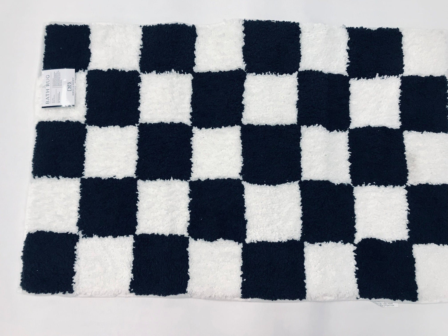 Checkered Bath Rug 100%Polyster