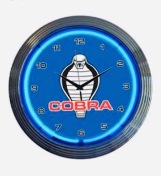 Cobra Neon Clock