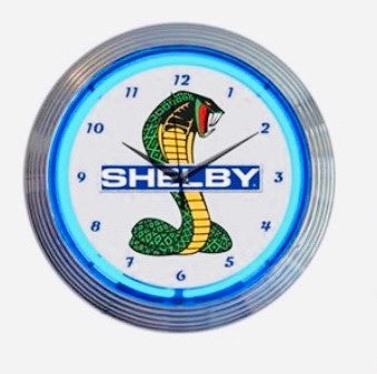 Shelby Cobra Neon Clock