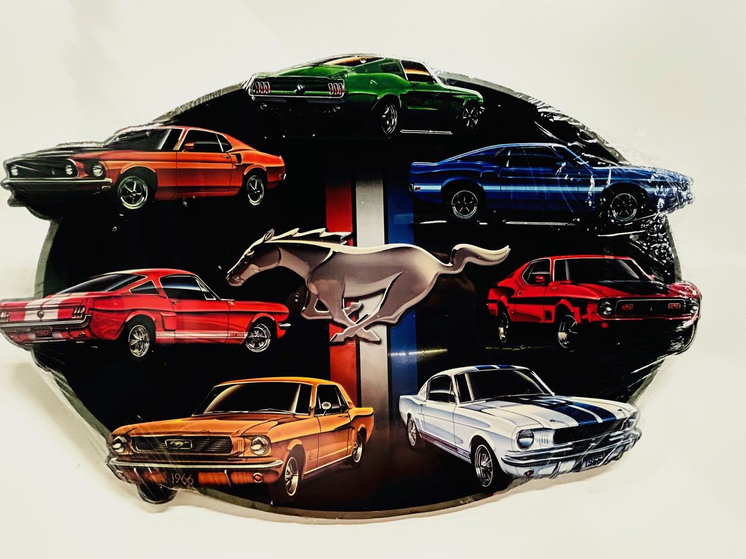 Colored Mustangs with TriBar & Pony Sign