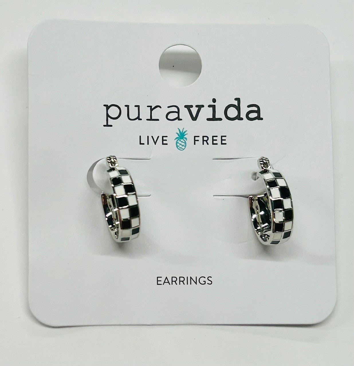 Checkered Earrings