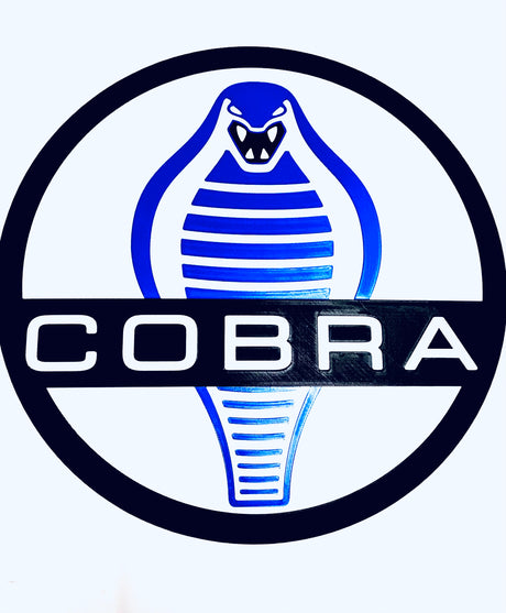 Cobra Logo 16" Plastic Wall Sign