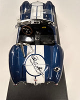 1965 Shelby Cobra 427 S/C Blue 21 w/ White Stripes 1:18 Diecast