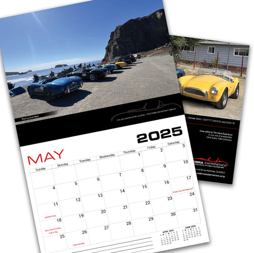 Cobra Experience 2025 Calendar