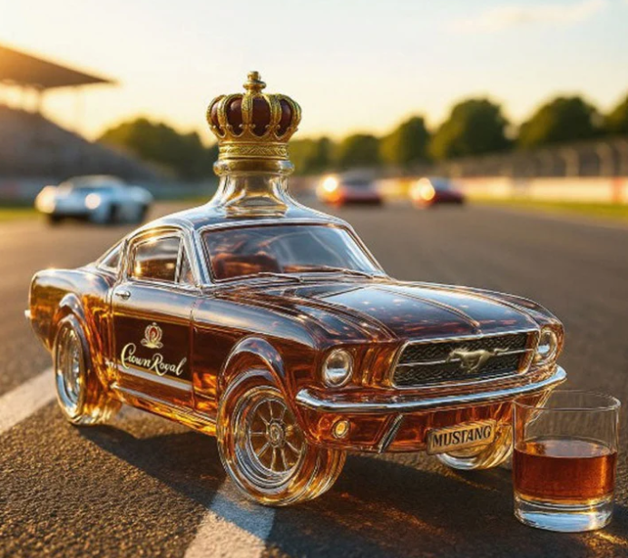 Crown Royal Mustang Decanter