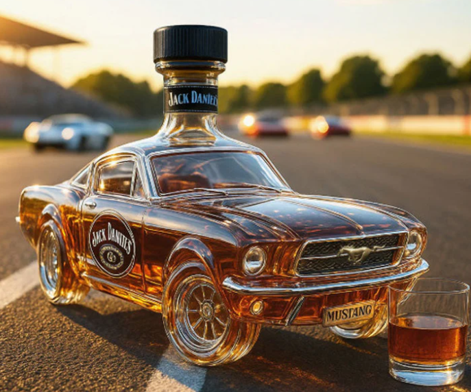 Jack Daniels Mustang Decanter