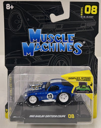 1965 Shelby Daytona Coupe #13 Blue Metallic with White Stripes 1:64