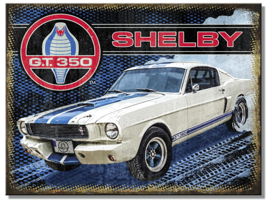 Shelby GT350 Image with Logo Sign