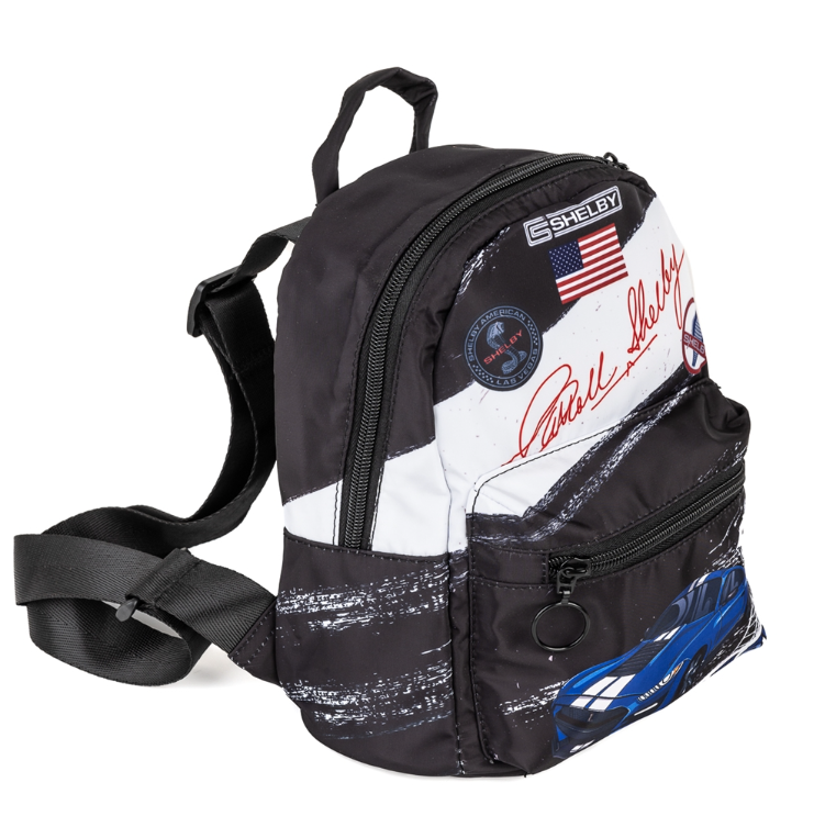Child Shelby Backpack with Blue Shelby Mustang