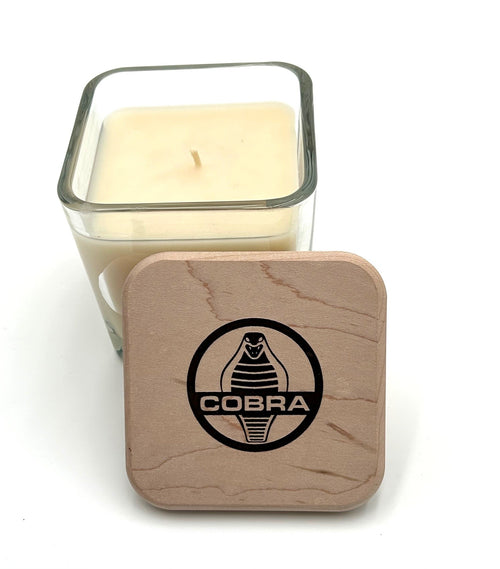 Cobra Logo Candle