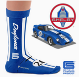 Daytona Blue & White  #26 Socks