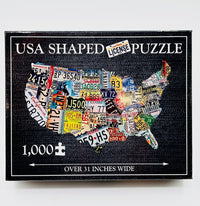 License Plate Map 1000 pc Puzzle