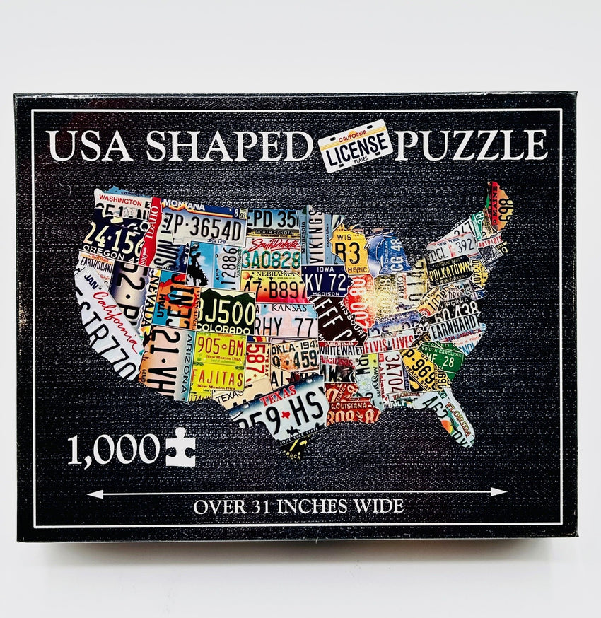 License Plate Map 1000 pc Puzzle