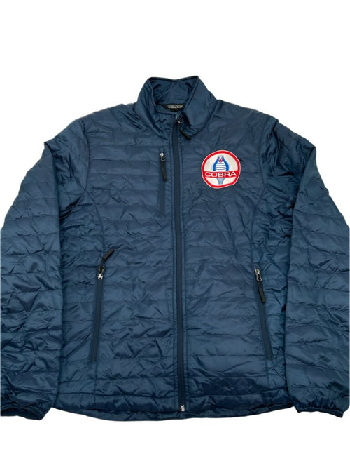 Cobra Puffer Jacket Navy Blue