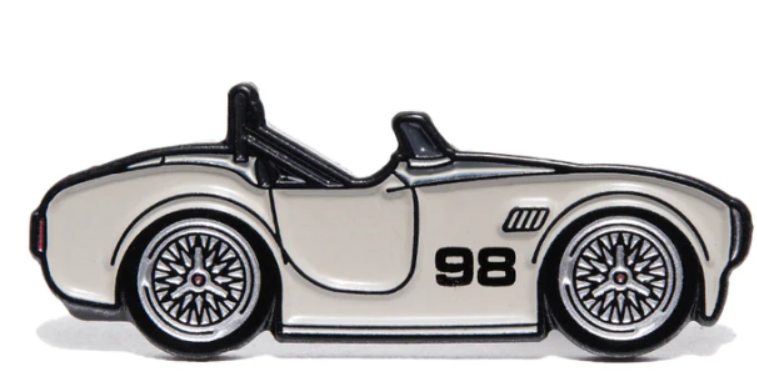 White #98 Cobra Hat Pin