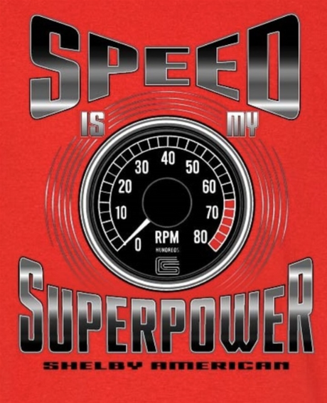 Shelby Youth Superpower Red T-Shirt